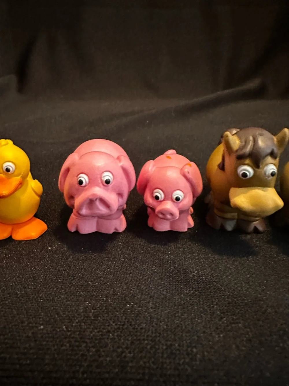 Learning Resources Mini Toy Farm Animal Set - Ducks, Pigs, Cow, Horses 7 Pieces